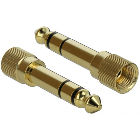 Delock stereokabel 3,5 mm 3 ben stik > 3,5 mm 3 ben stik (sort, 3 meter)