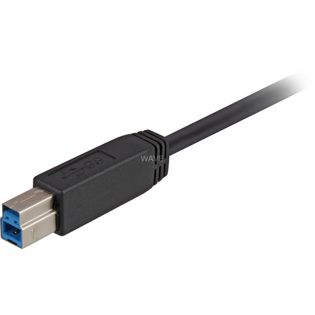 Sharkoon USB-A 3.0 > USB-B-kabel (sort, 2 meter)