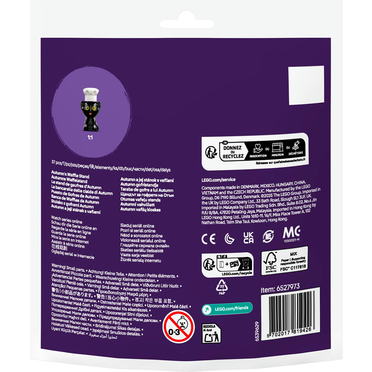 Lego friends 30696 - efterårets vaffelbod (polybag)