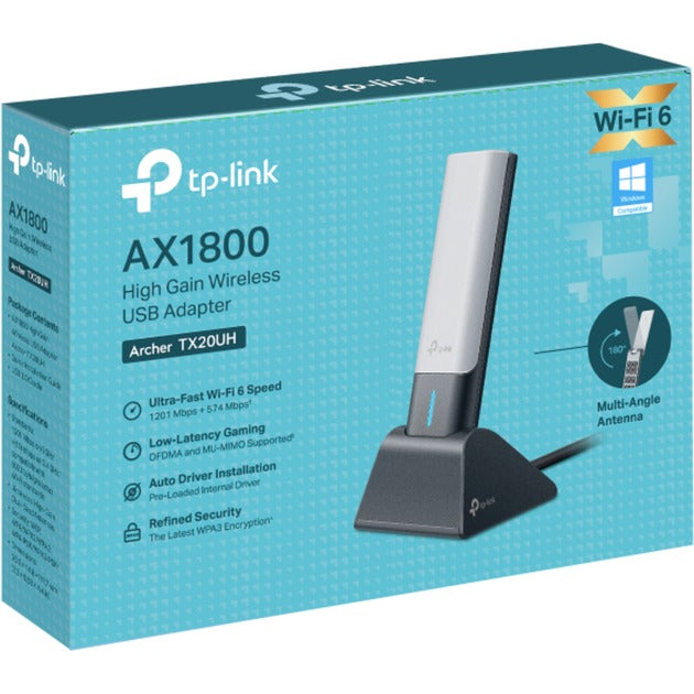 Tp-link archer tx20uh wlan adapter (grå)