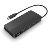Lenovo USB-C rejsedockingstation til 2 skærme (med adapter) dockingstation (sort)