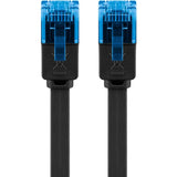 Goobay cat 6a u utp fladkabel (sort, 20 meter)