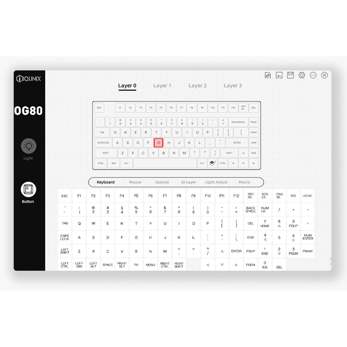 Iqunix og80 lavandin trådløst mekanisk tastatur (lavendel, us-layout (qwerty), cherry mx brown, 80% (tkl), hot-swappable, pbt, 2.4ghz | bluetooth 5.1 | usb-c)