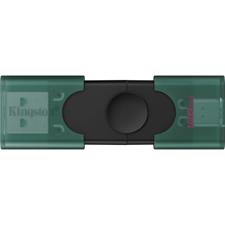 Kingston data traveler duo 128 GB USB stick (grøn sort, dtdeg2 128 GB)