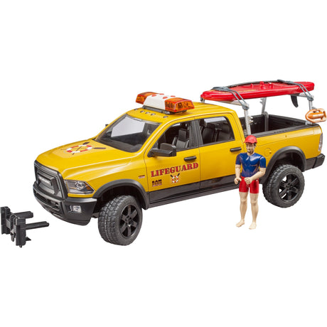 Bruder Dodge Ram 2500 redningsbrigadebil med livreddermodelkøretøj (02506)