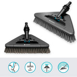Gardena cleansystem håndtagsbørste blød flex vaskebørste (grå, 18812-20)