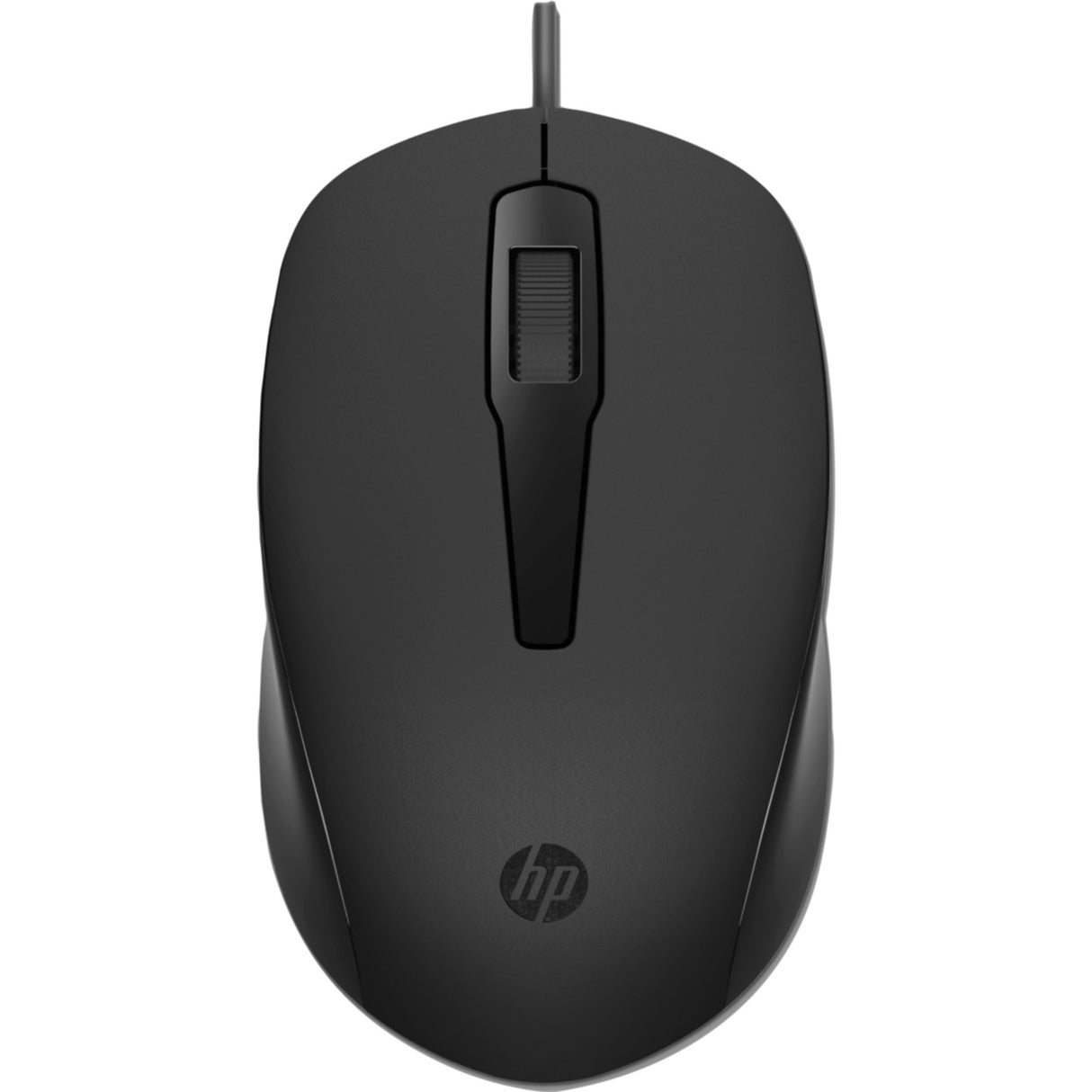 Hp 150 mus med kabel (sort, 1600 dpi)