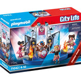 Playmobil city life - dækkonstruktionslegetøj (71042)