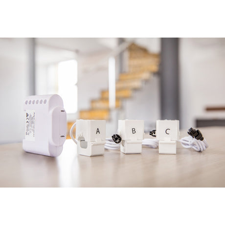 Shelly 3em smart wifi trefaset energimåler