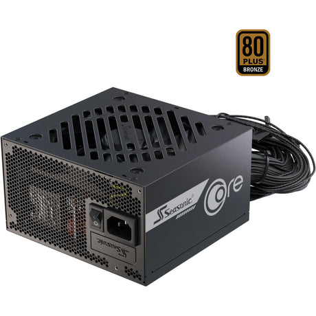 Seasonic core bc-750 atx 3.1 750 watt strømforsyning (sort, 1x 12v-2x6, 2x pcie)