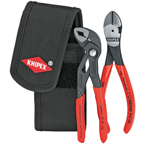 Knipex 002072v02 2-delt minitang sæt i bæltepose