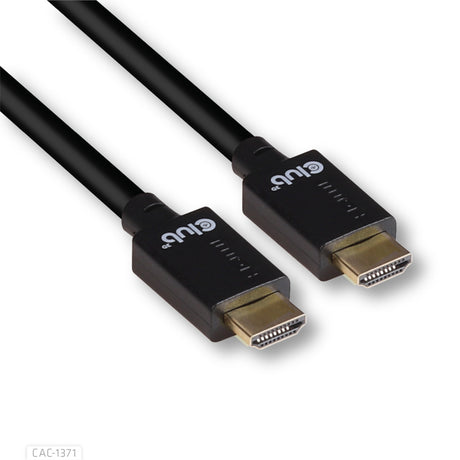 Club 3D ultra højhastigheds HDMI-kabel (sort, 1 meter, 4K 120Hz, 8K 60Hz, 48Gbps)