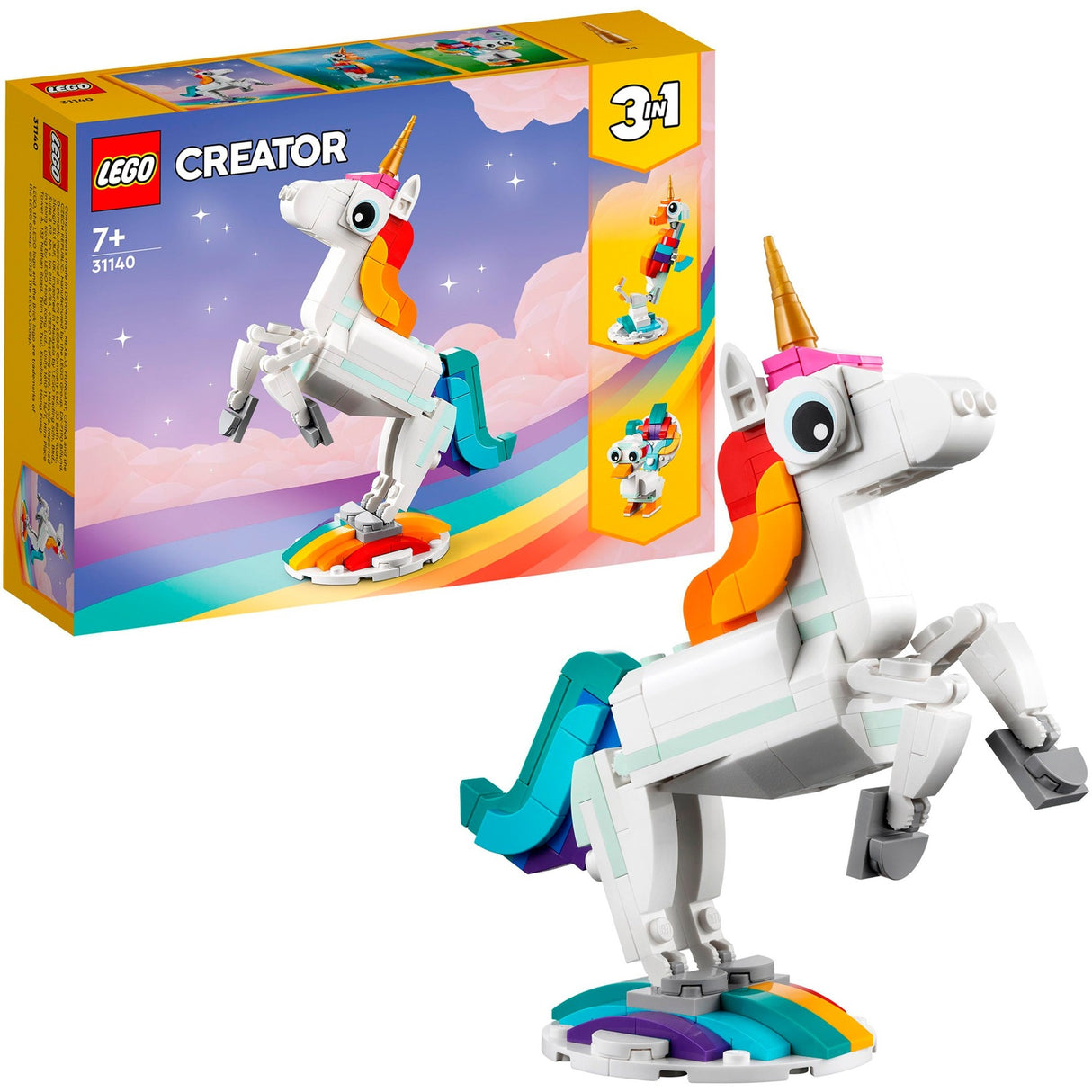 Lego creator 31140 3i1 magisk enhjørning