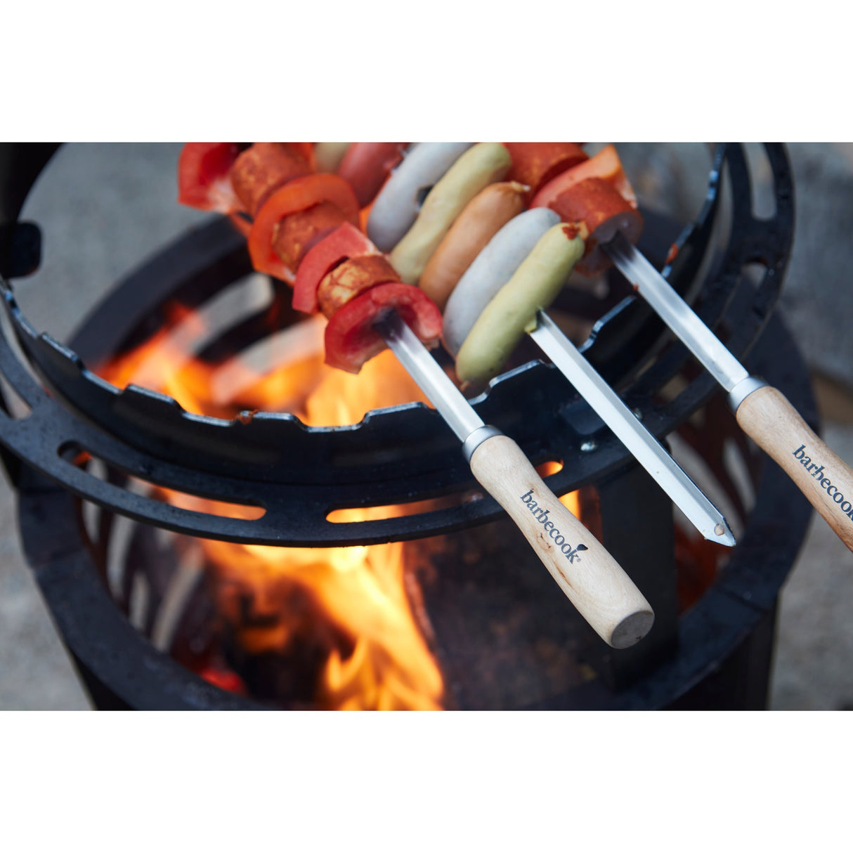 Barbecook sæt med 3 xl spyd spyd (65cm, fsc 100%)
