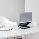 Act connectivity laptop stativ, foldbar, højdejusterbar i 5 positioner (sort)