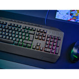 Trust GXT 836 EVOCX RGB gaming tastatur (sort, amerikansk layout (QWERTY), membran, 100 %, RGB)