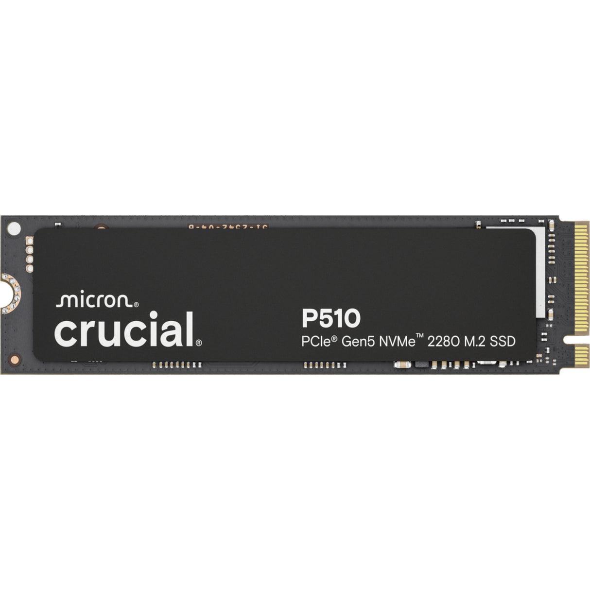 Crucial p510 1 TB SSD (sort, ct1000p510ssd8, pcie 5.0)