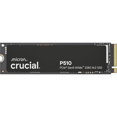 Crucial p510 1 tb ssd (zwart, ct1000p510ssd8, pcie 5.0)