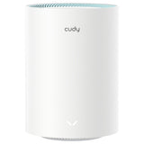 Cudy ac1200 gigabit mesh wi-fi system (1-pak) mesh router (hvid)