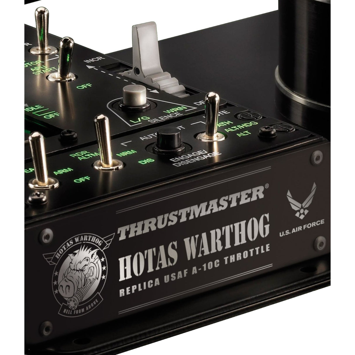 Thrustmaster Hotas Warthog Joystick og Throttle Gaming Hotas (sort sølv, pc)