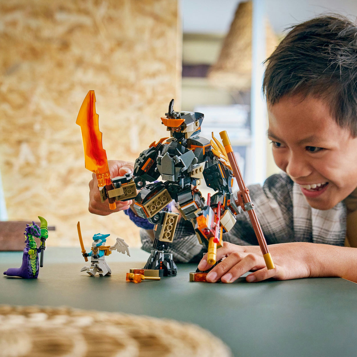 Lego ninjago 71854 cole's mission mech and dragon zane