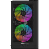 Thermaltake view 390 air midi tårnhus (sort | 2x USB-A | 1x USB-C | hærdet glas)