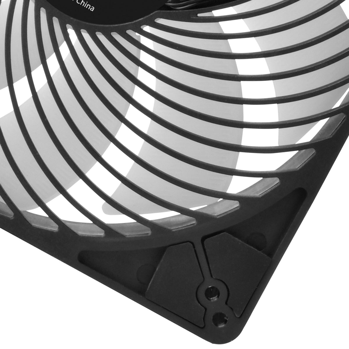 Silverstone air penetrator 184i argb case ventilator (sort, 180 x 180 x 32 mm, pwm)