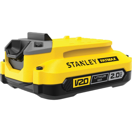 Stanley Fatmax V20 18V 2,0Ah lithium-ion batteri genopladeligt batteri (gul sort)