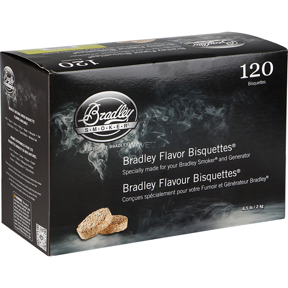 Bradley æbletræ briketter rygende træ (120 stykker)