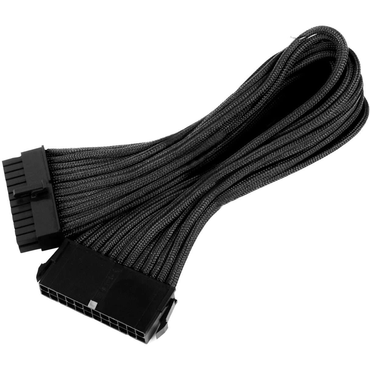 Silverstone 24-benet ATX forlængerkabel (sort, 30 centimeter, pp07-mbb)