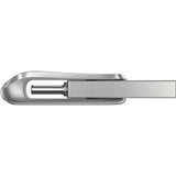 Sandisk ultra dual drive luksus 256 GB USB-stick (sølv, USB-A 3.2 gen 1, USB-C 3.2 gen 1)