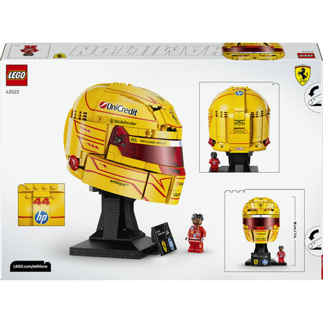 Lego editions scuderia ferrari hp hjelm fra lewis hamilton - 43022