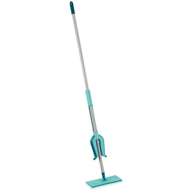 Leifheit picobello gulvvisker s micro duo med håndtag - 27 cm viskebredde - turkis - grå
