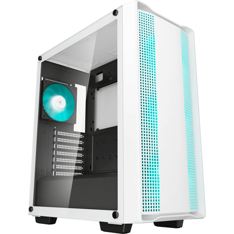 Deepcool cc560 v2 midi tårnhus (hvid | 2x USB-A | hærdet glas)