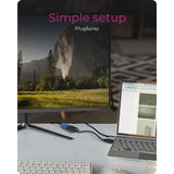 Icy box ib-ac502a hdmi til vga adapter (sort)