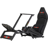Næste niveau racing f-gt formel og gt simulator cockpit racing simulator (sort (mat))
