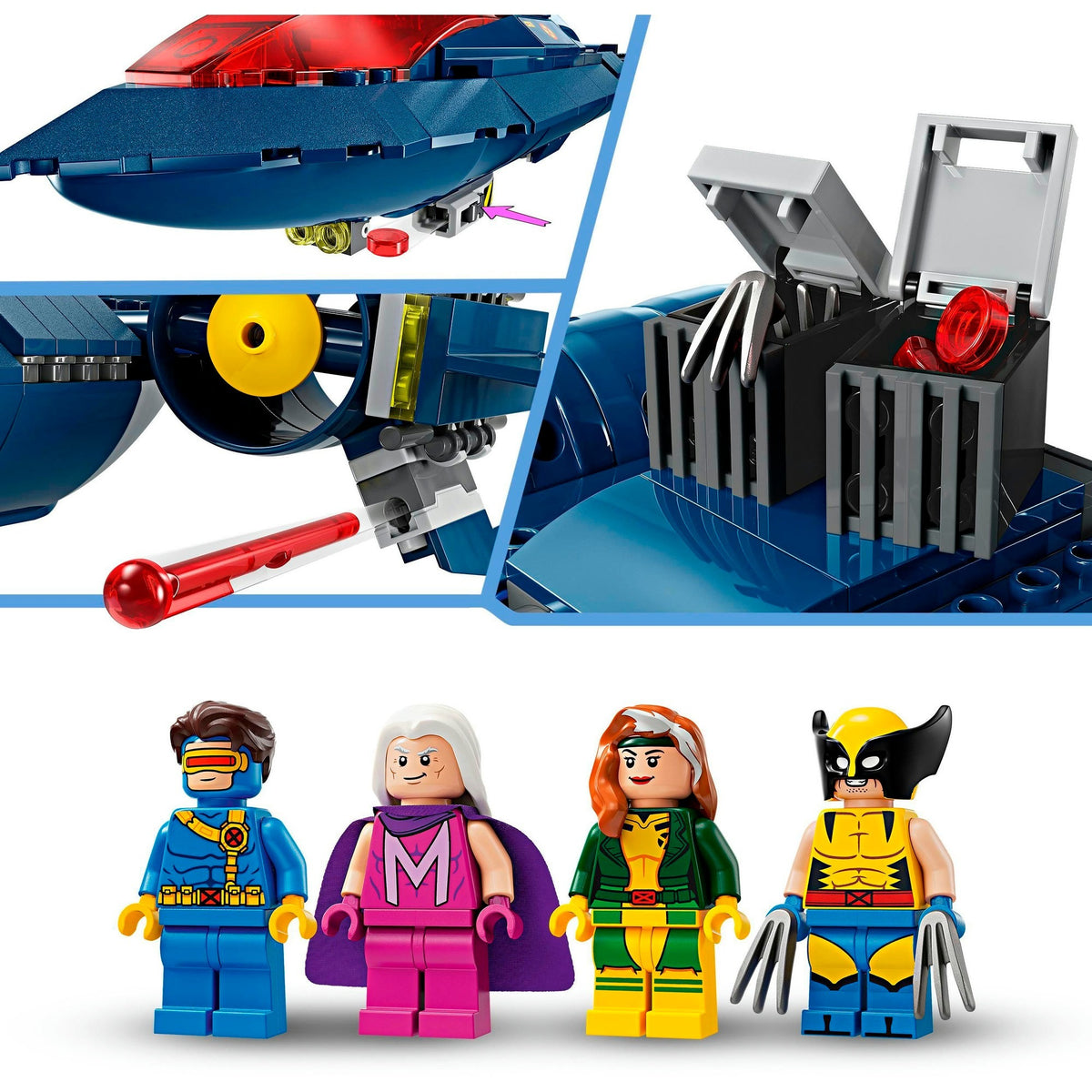 Lego marvel - x-men x-jet byggelegetøj (76281)