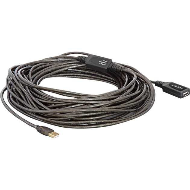 Delock aktivt USB 2.0 forlængerkabel (sort, 20 meter)