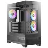 Antec cx700 argb midi tårnhus (sort | 1x USB-A | 1x USB-C | hærdet glas)
