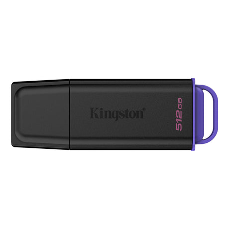Kingston datatraveler exodia 512 gb usb-stick (zwart lila, usb-a 3.2 gen 1 (5 gbit s))