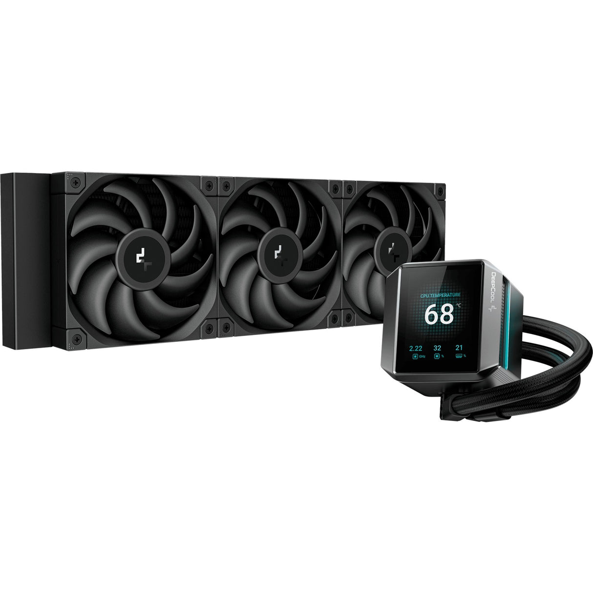 Deepcool mystique 360 vandkøling (sort, 4-benet pwm blæserstik)