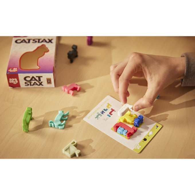 999spil 999 spil cat stax tankespil (hollandsk, 1 spiller, fra 7 år, 44 opgaver)