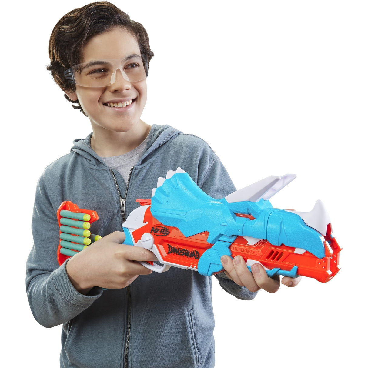 Hasbro nerf nerf dinosquad tricerablas