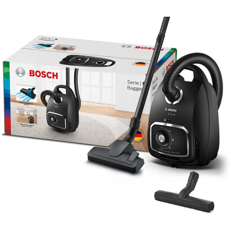 Bosch serie 6 støvsuger med pose bgb6x320 (sort)