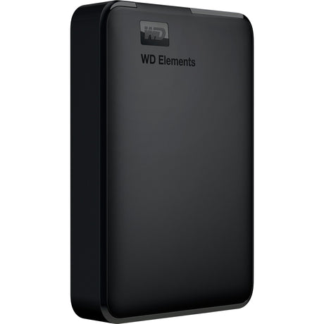 Wd elements bærbar 5 TB ekstern harddisk (sort, bu6y0050bbk-wesn, micro-USB-B 3.2 (5 GBit s))