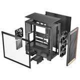 Antec Flux Midi Tower-hus (sort | 2x USB-A | 1x USB-C | hærdet glas)