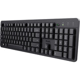 Trust Ody II trådløst tastatur (sort, EU-layout (QWERTY), membran, lydløst)