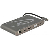 Delock USB Type-C 3.1 dockingstation 4K 30 Hz (grå, USB-C, HDMI, SD, USB)