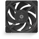 Ekwb ek-loop ventilator fpt 120 kabinet ventilator (sort, 120 x 120 x 27 mm, pwm)