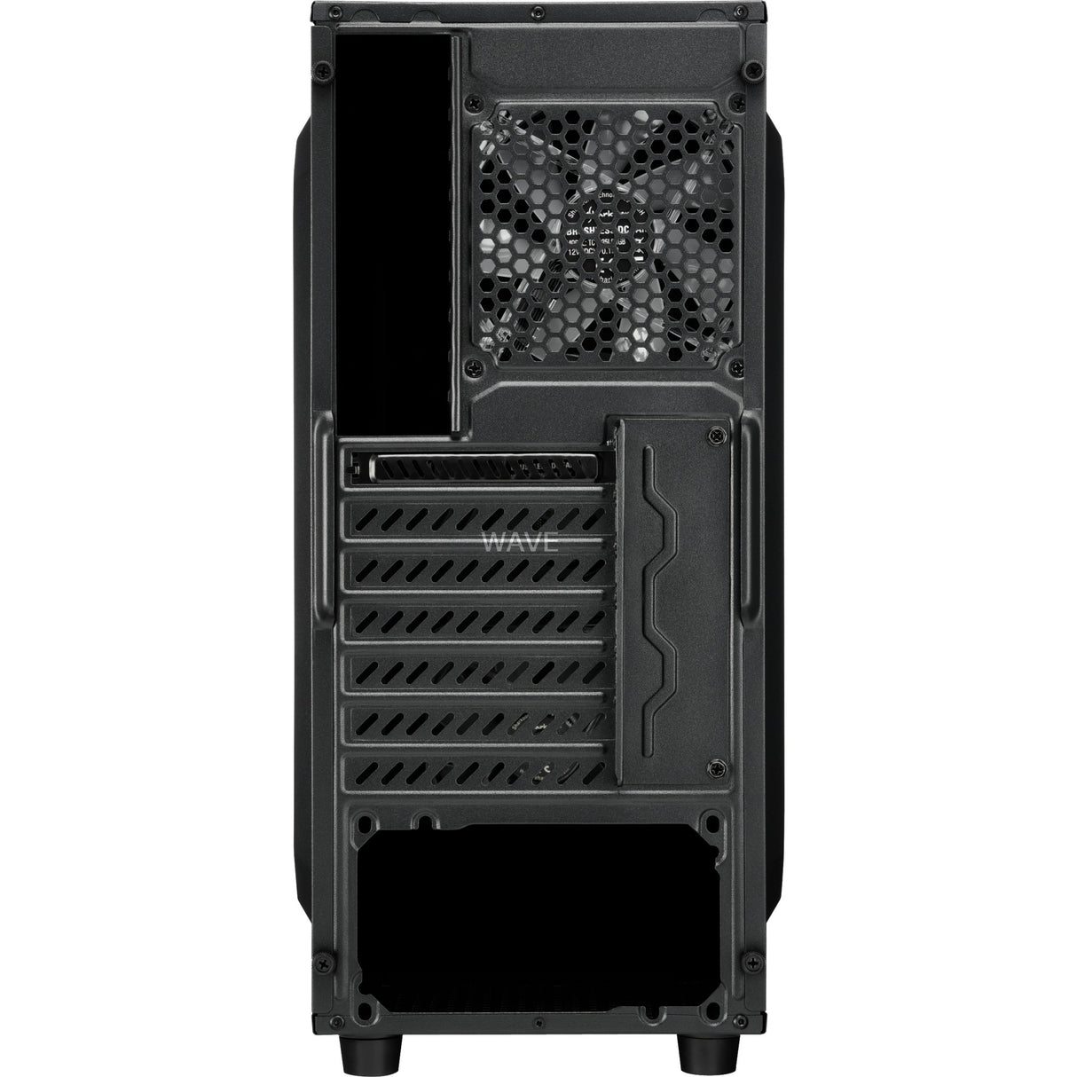 Sharkoon vg6-w rgb midi tårnhus (sort | 4x usb-a | rgb | vindue)